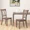 Costway Wooden Dining Chairs Set of 2/4 with Ergonomic Seat Rubber Wood Frame & High Backrest
